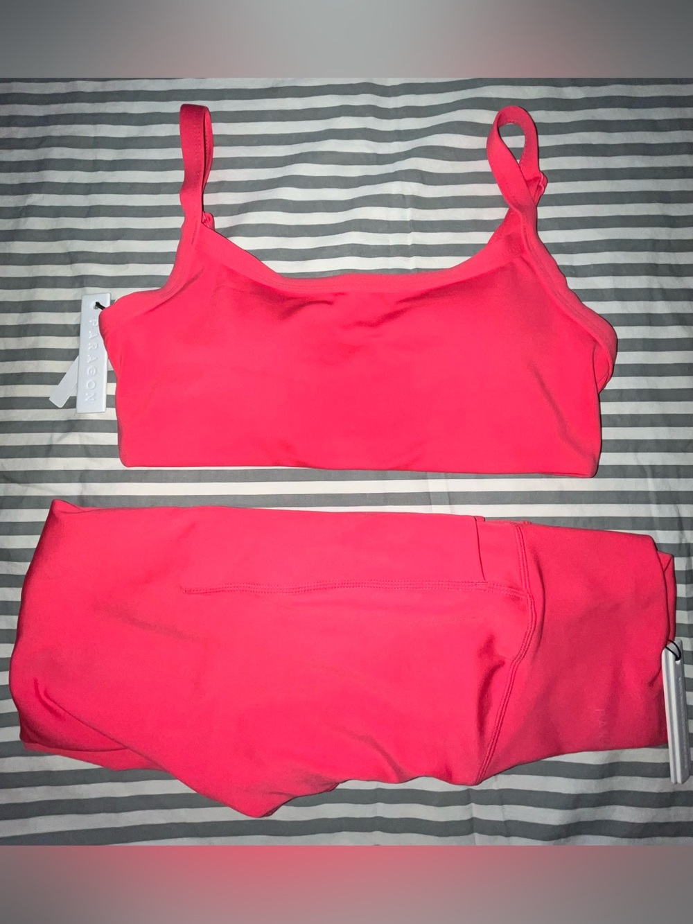 Paragon Fitwear Reluna Empower Sculptseam Pocket Legging + Multifit Bra Size M